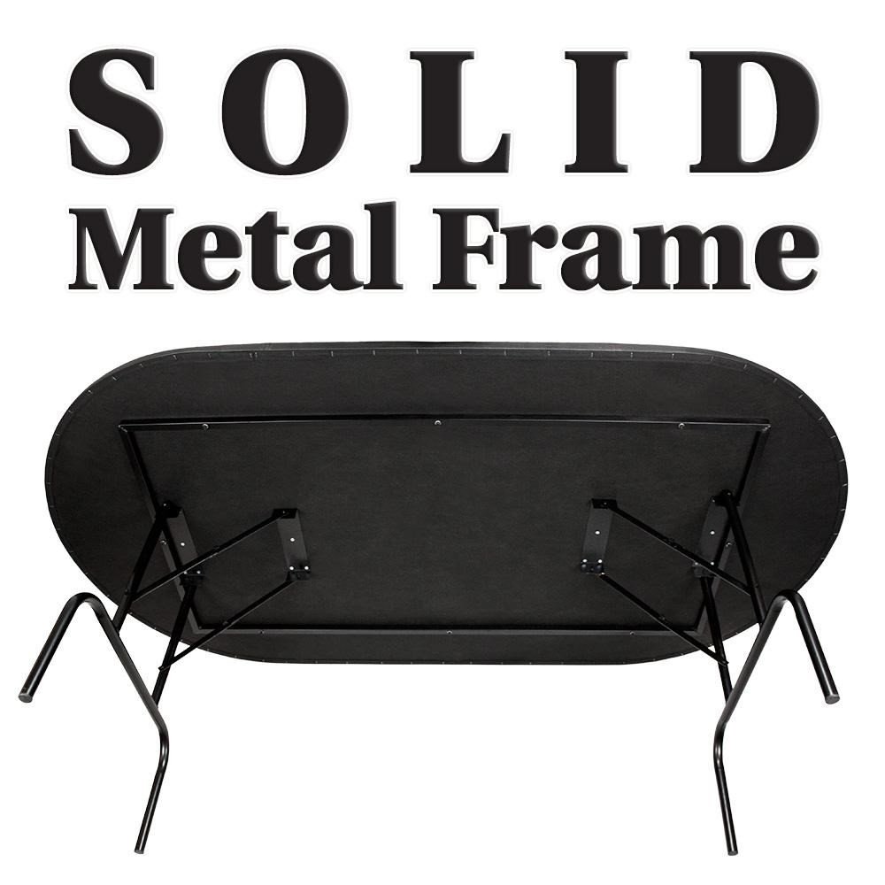 10 Player Metal Frame Table 82" x 42"