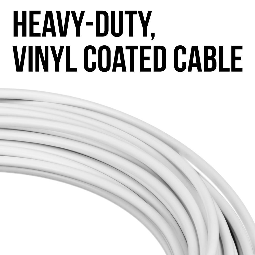 47' Replacement Tennis Net Cable, White