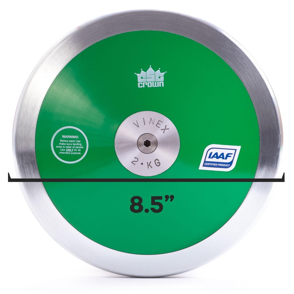 Low Spin Discus, 70% Rim Weight, 2kg