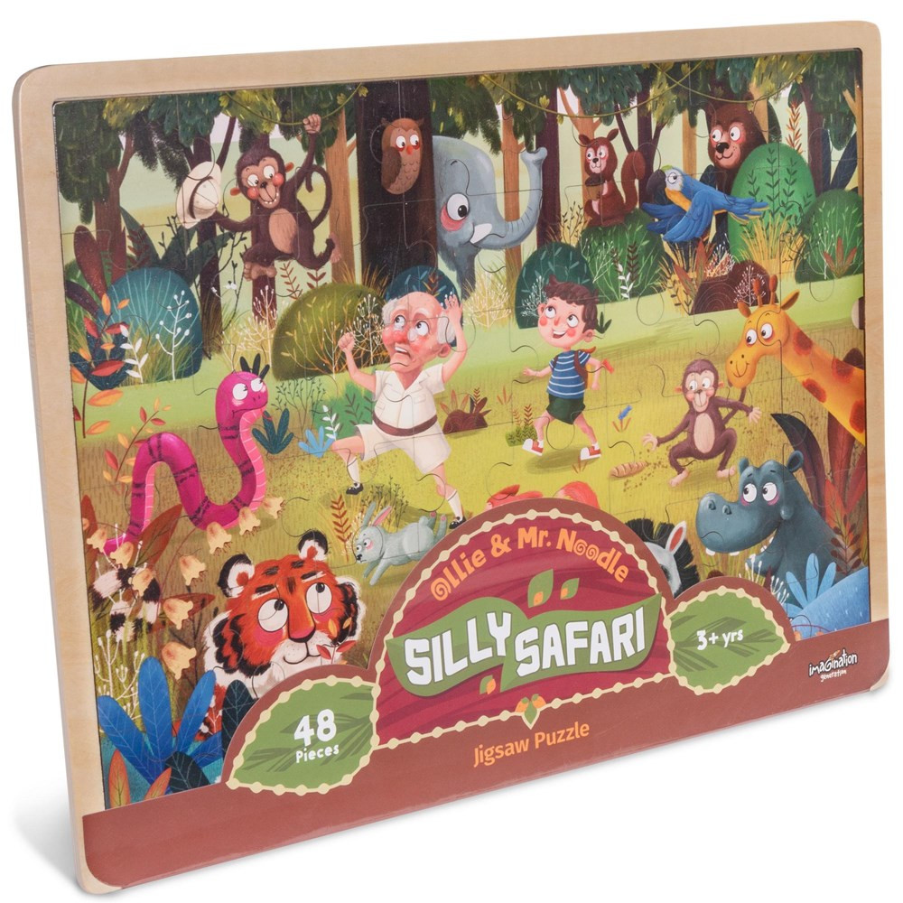 Ollie and Mr. Noodle: Silly Safari Jigsaw Puzzle