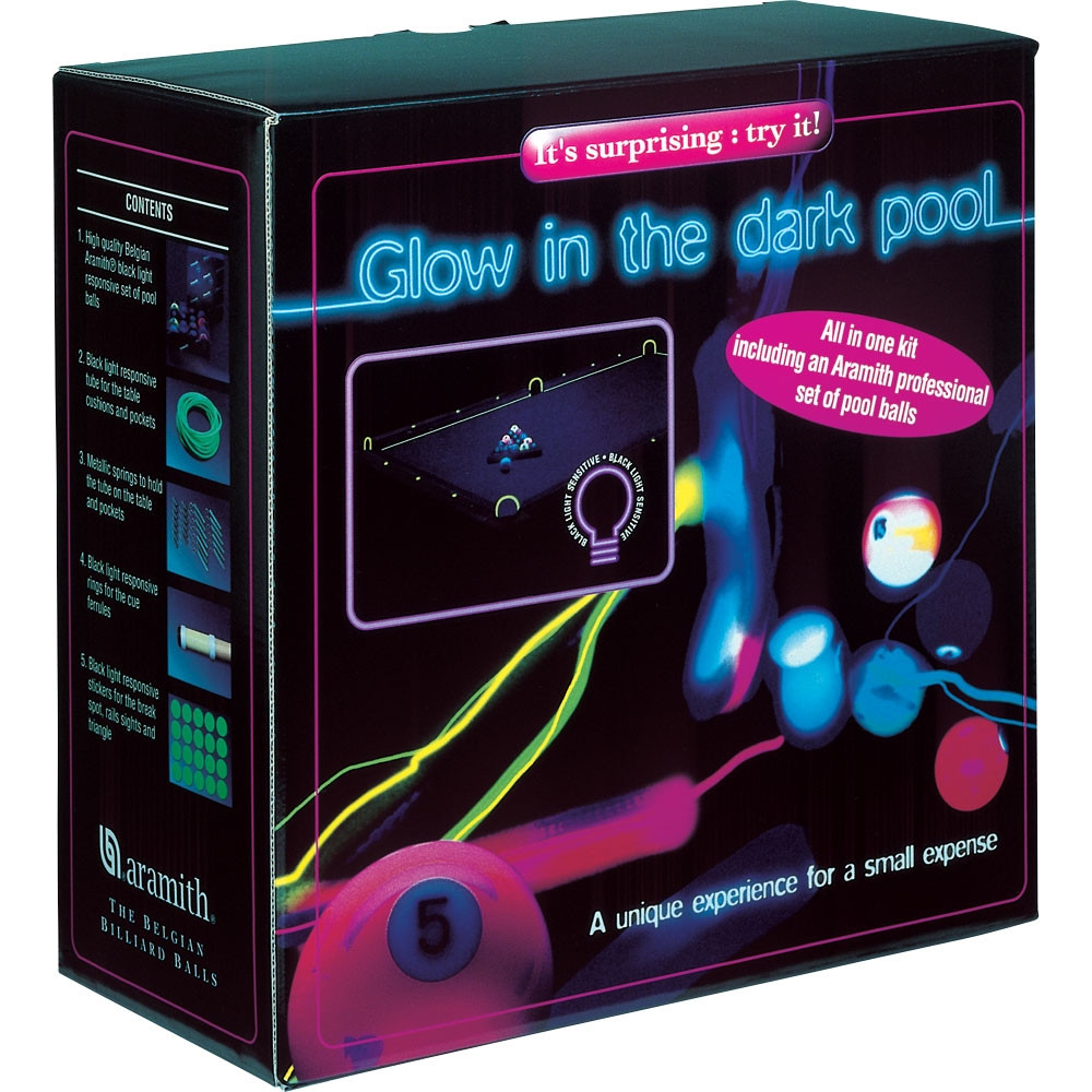 Aramith Glow-in-the-Dark Pool Kit