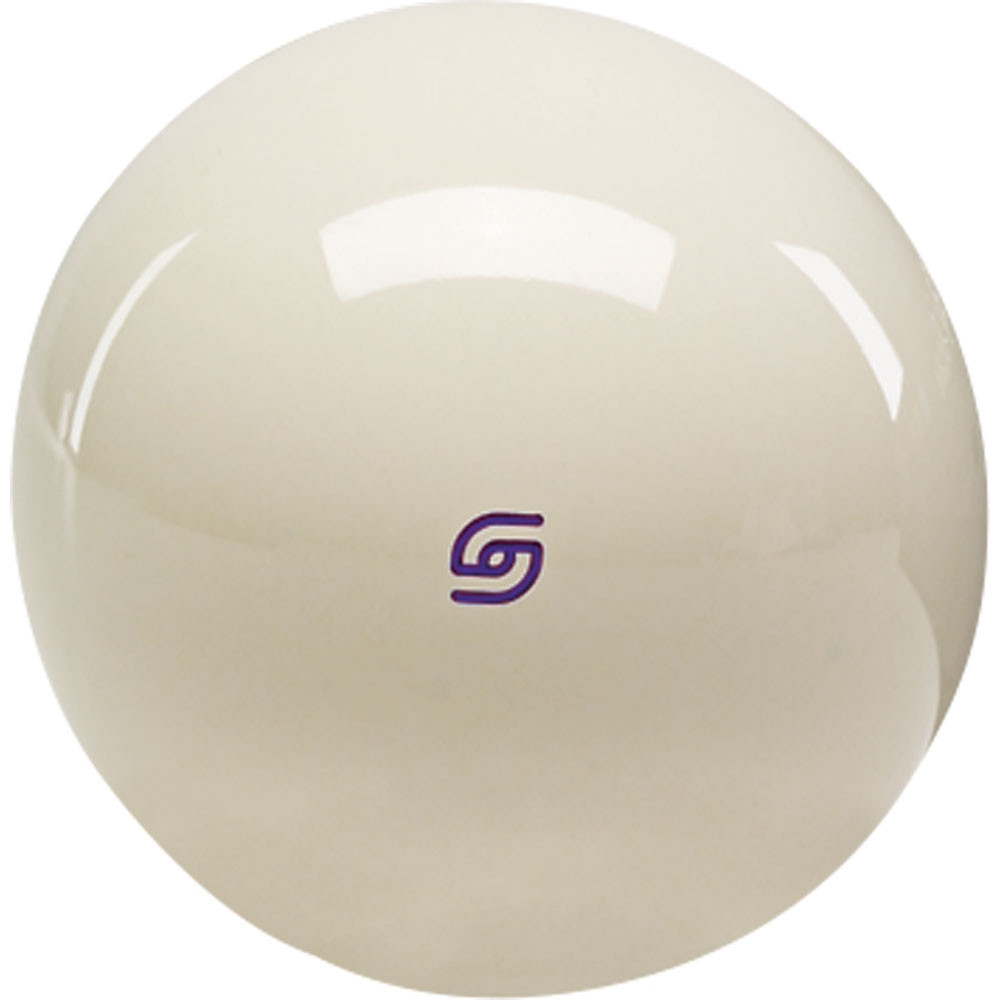 Aramith Tournament Magnetic Cast Phenolic Cue Ball with Purple Logo
