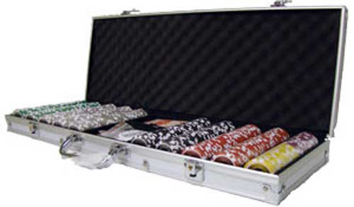 Ben Franklin 14 Gram 500pc Poker Chip Set w/Aluminum Case