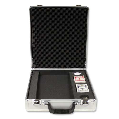 Ace King Suited 500pc Poker Chip Set w/Claysmith Aluminum Case