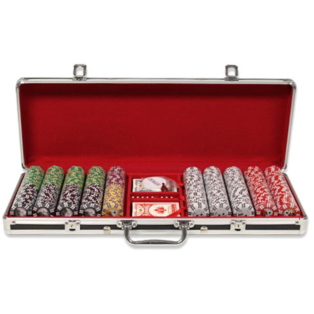 Black Diamond 14 Gram 500pc Poker Chip Set w/Black Aluminum Casel