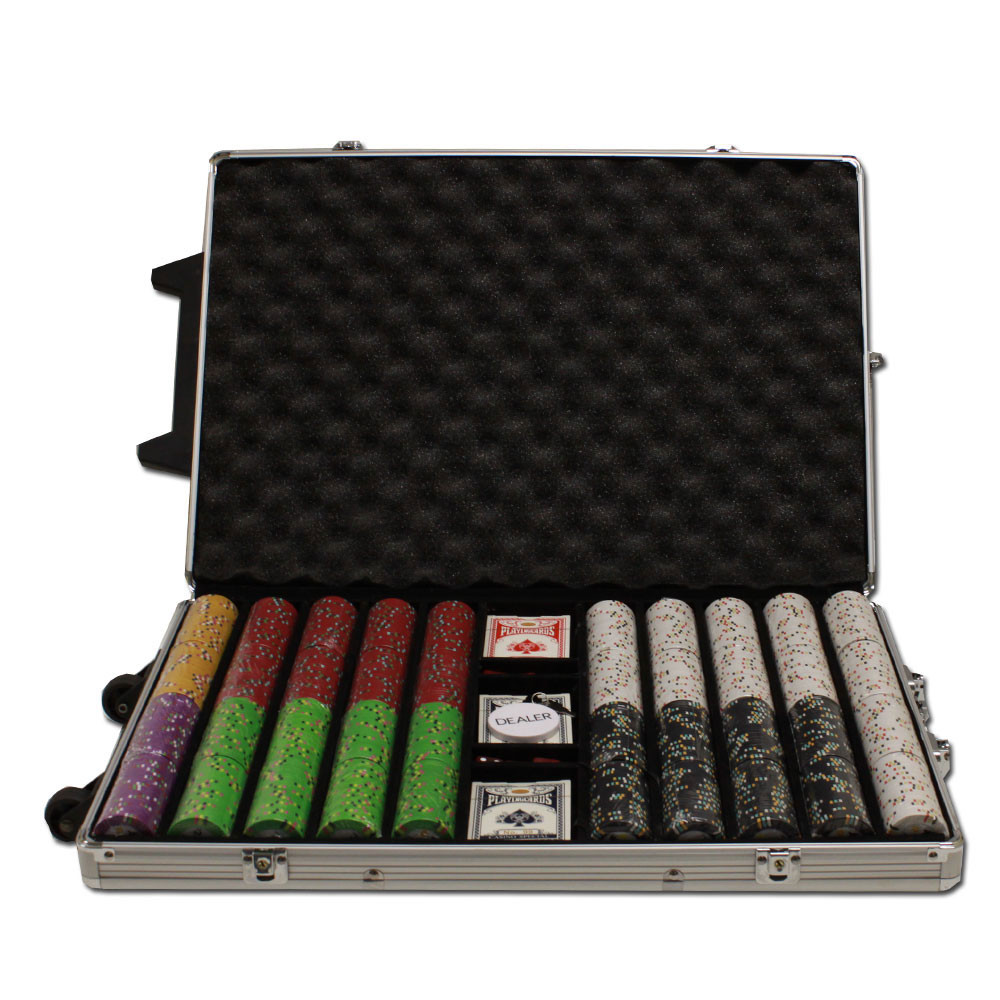 Claysmith Gaming Bluff Canyon 1000pc Poker Chip Set w/Rolling Aluminum Case