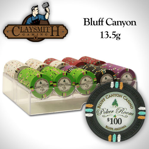 Bluff Canyon 200pc Poker Chip Set w/Acrylic Tray