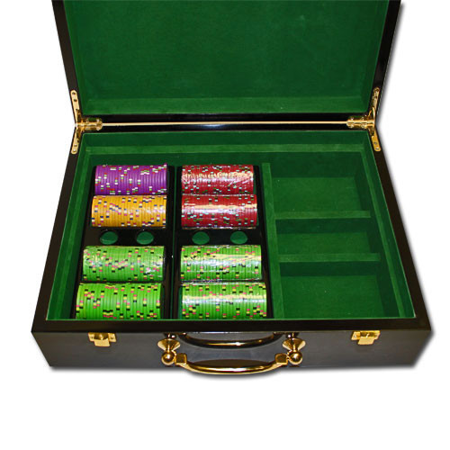 Desert Heat 500pc Poker Chip Set w/Hi Gloss Case