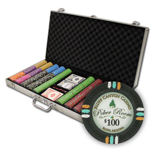 Bluff Canyon 750pc Poker Chip Set w/Aluminum Case