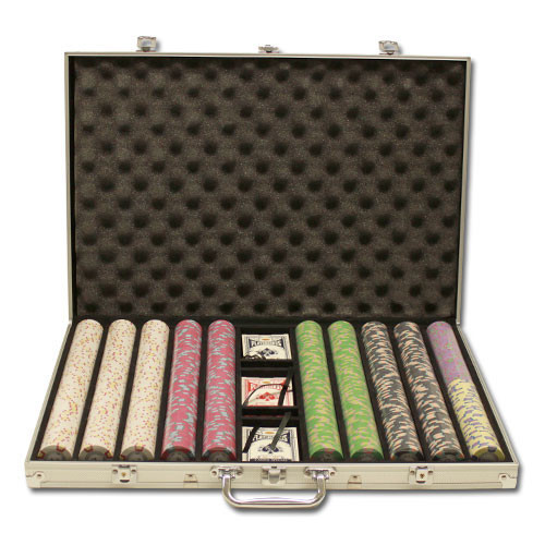 Claysmith Milano 1000pc Poker Chip Set w/Aluminum Case