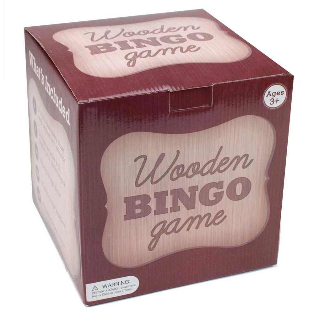 Deluxe Wooden Bingo Game Set