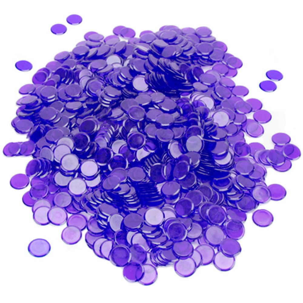 1000 Pack Purple Bingo Marker Chips