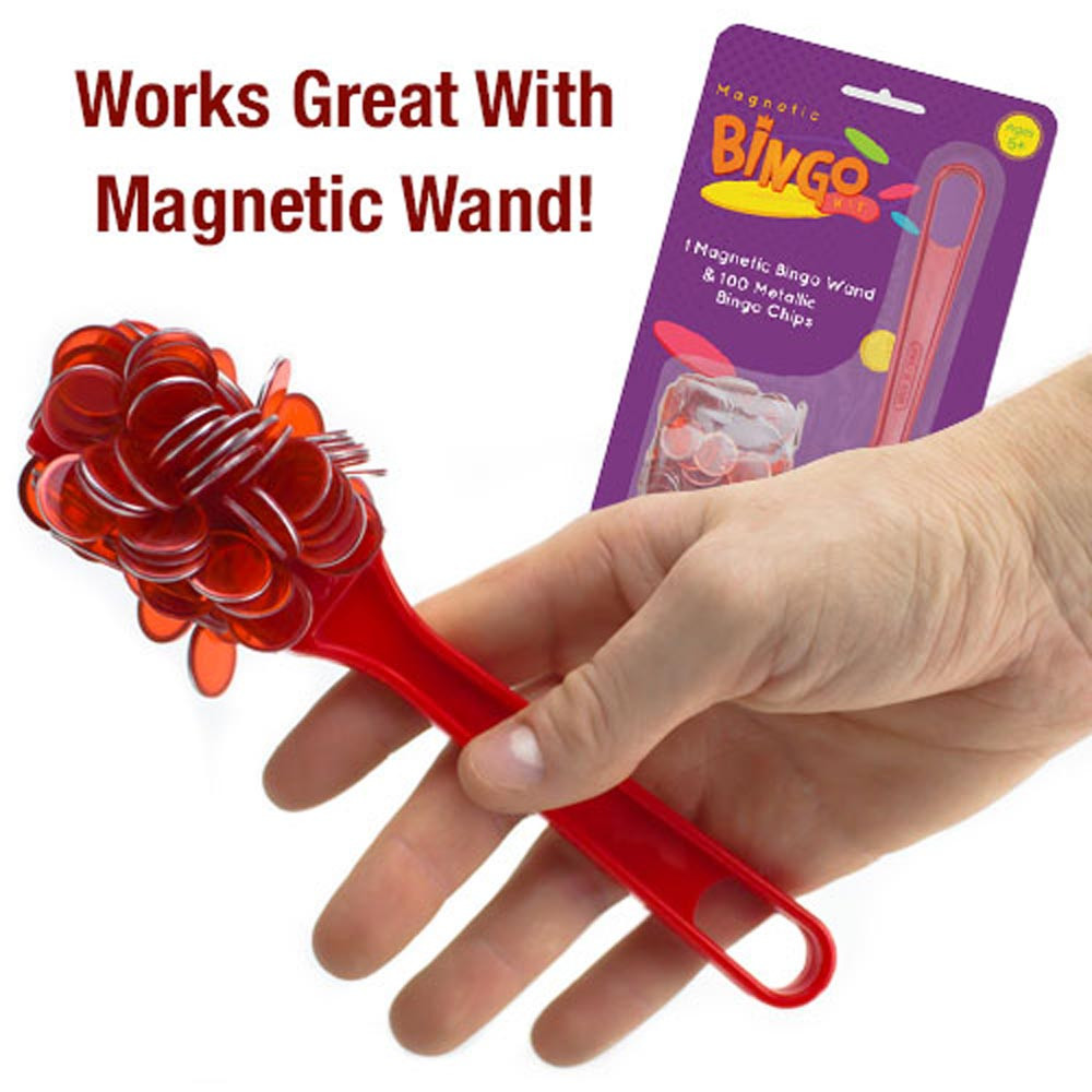 300 Pack Purple Magnetic Bingo Marker Chips