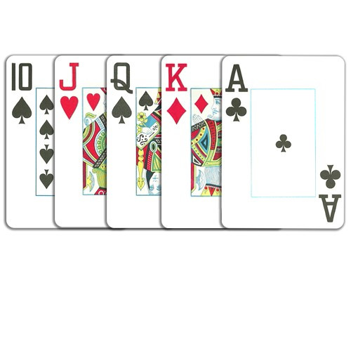 COPAG Plastic Playing Cards, Green/Burgundy, Poker Size, Jumbo Index