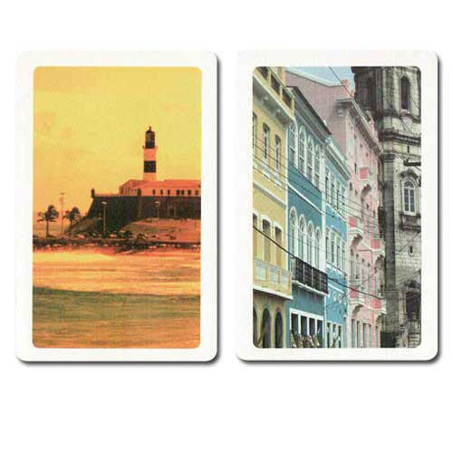 COPAG Bahia Plastic Playing Cards, Bridge SIze, Jumb Index