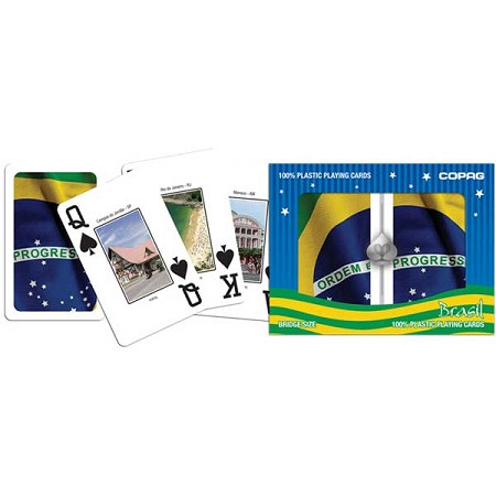 COPAG Baralho Brazilian Flag Bridge Playing Card Set