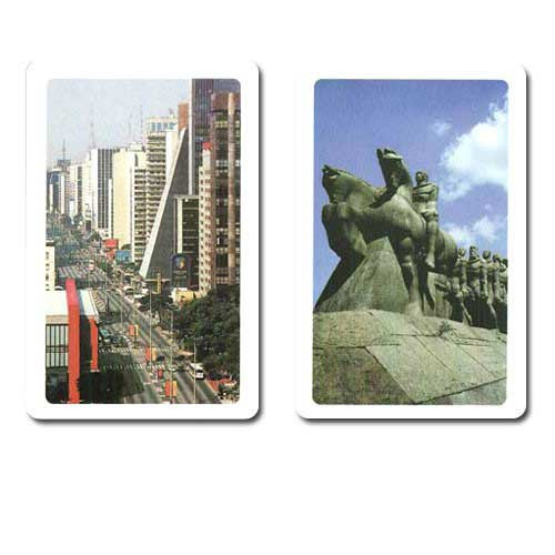 COPAG Sao Paulo Plastic Playing Cards, Bridge SIze, Jumb Index