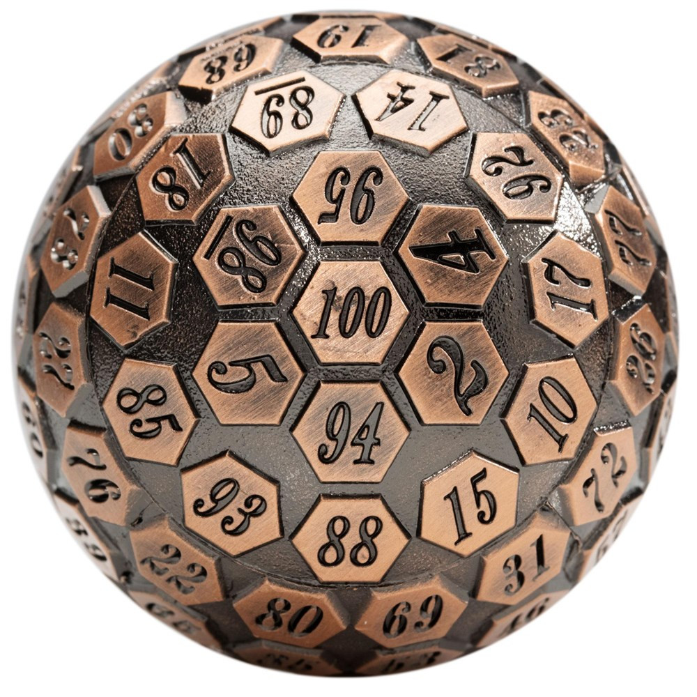 Orb of Predestined Fate d100, Ancient Copper