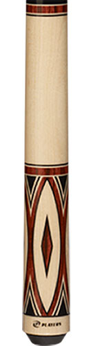 Players G-3394 Black and Tan Rengas Pool Cue Stick