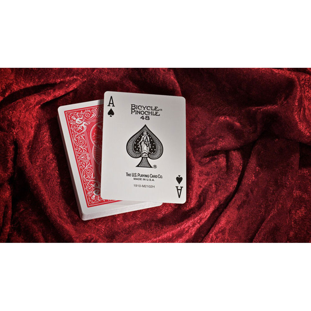bicycle pinochle jumbo index playing cards
