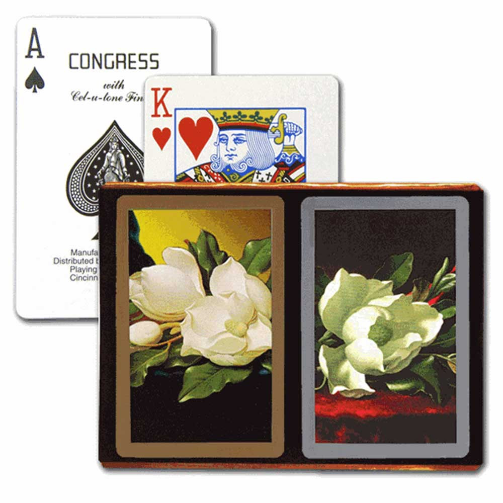 Congress Southern Charm Gold & Silver Bridge Designer Series Playing Cards