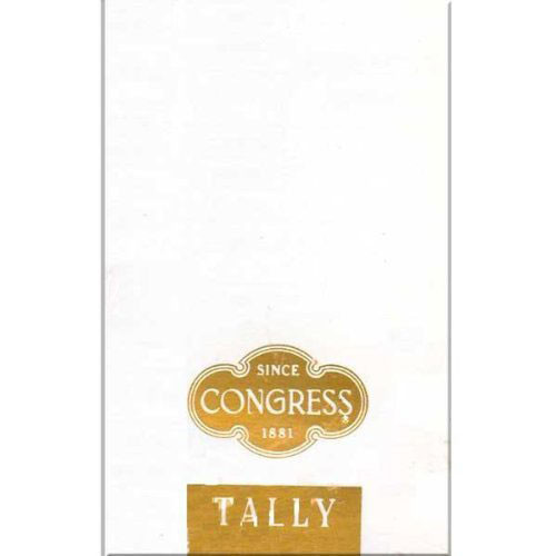 Congress White & Gold Tally Cards