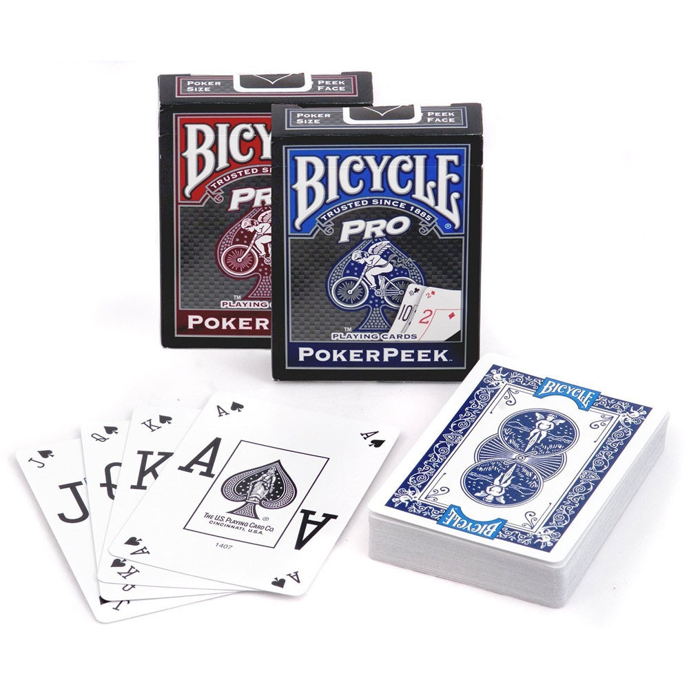 Bicycle Pro Poker Peek Index Playing Cards