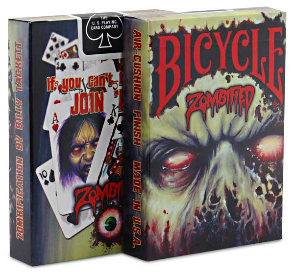 Bicycle Zombified Playing Cards by Billy Tackett Zombie Walking *priority Ship for sale online 