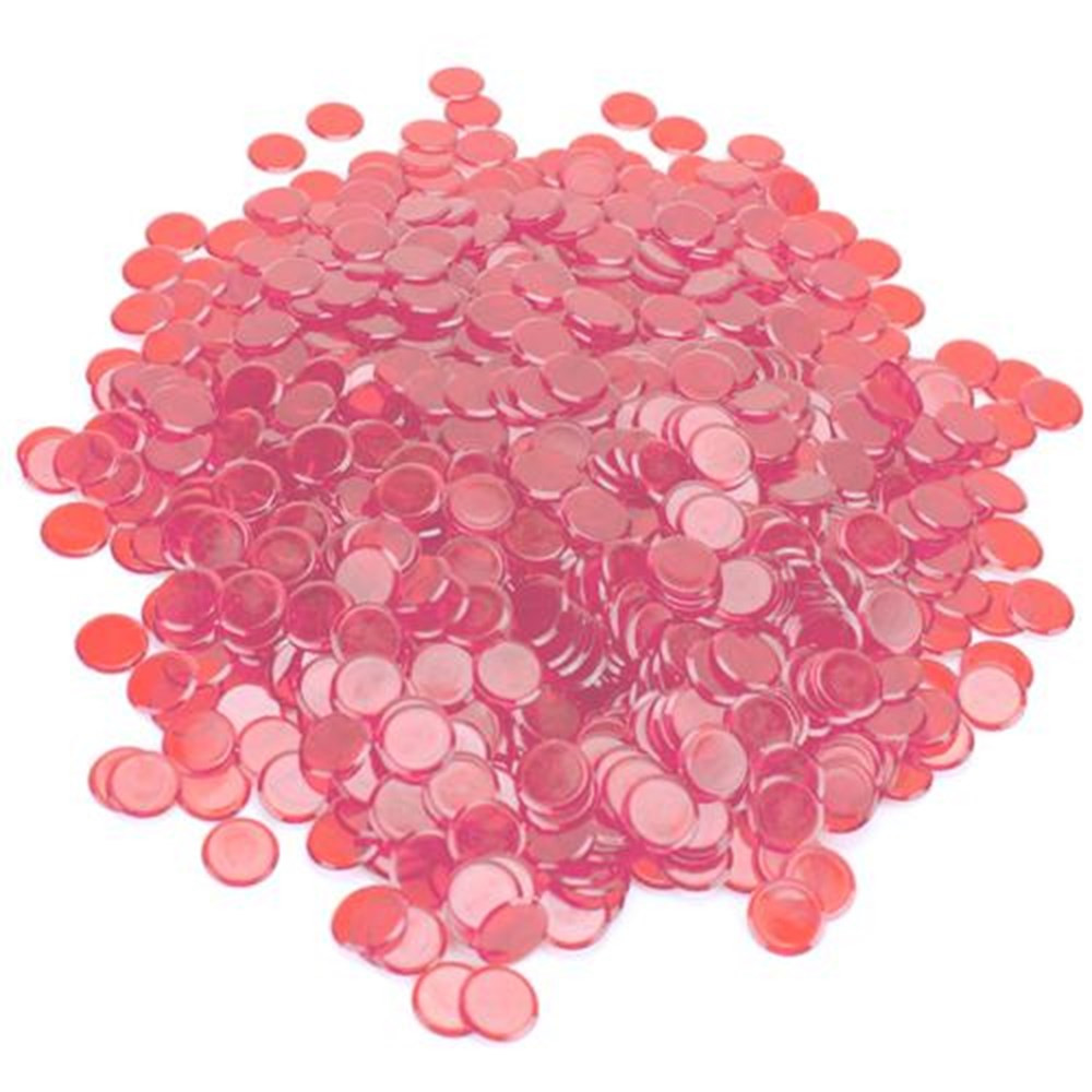 1000 Pack Pink Bingo Chips