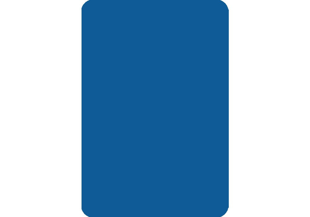 Cut Card - Bridge - Blue