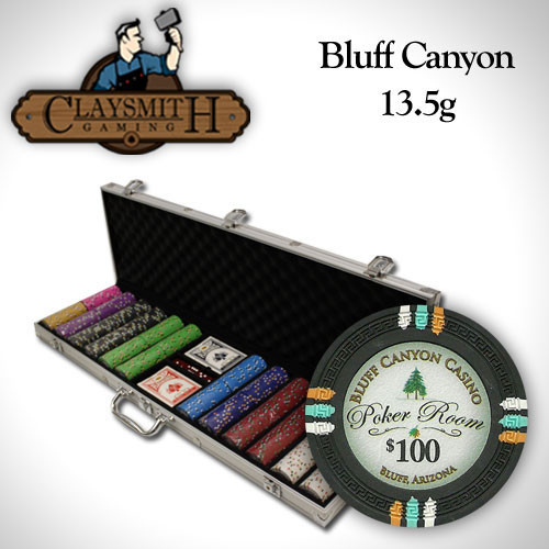 Bluff Canyon 600pc Poker Chip Set w/Aluminum Case