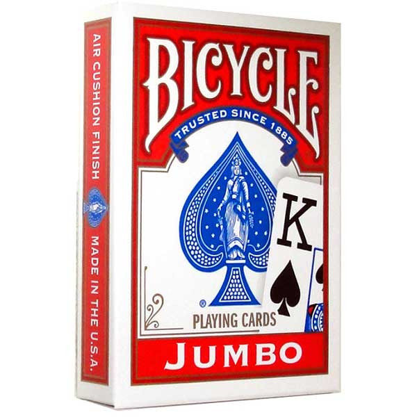 Bicycle 88 Jumbo Playing cards, Red