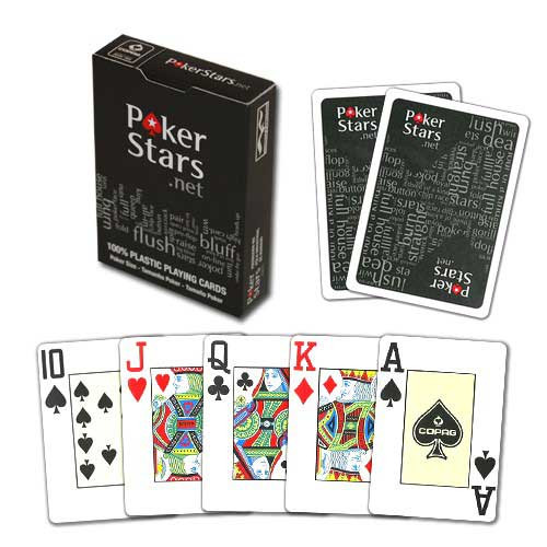 ♣ Original Copag Poker Stars Plastik Karten Jumbo Eckzeichen Casion Kartenspiel♤ 