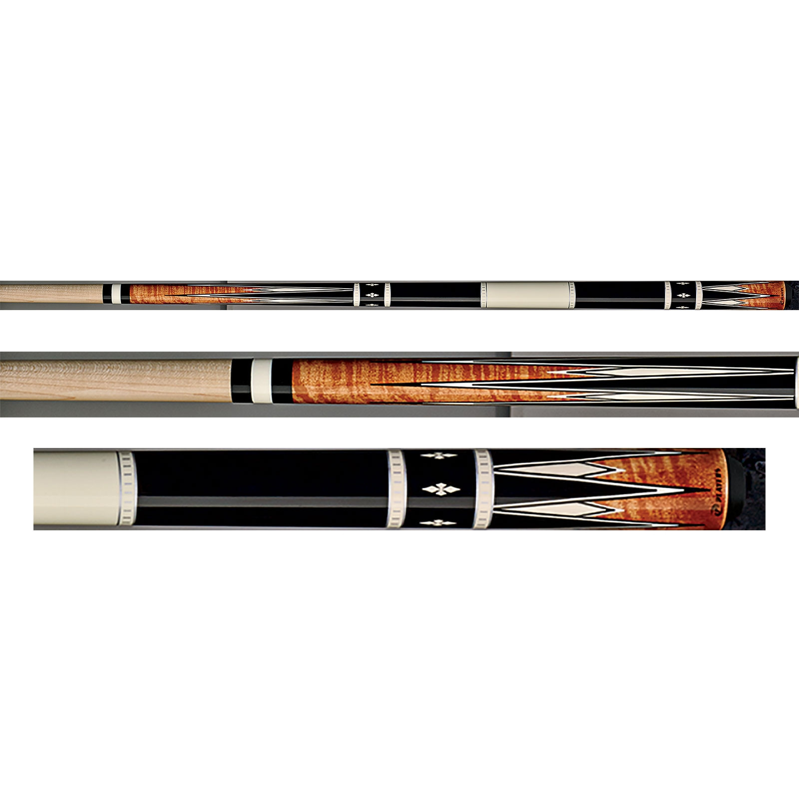 Players G-4115 Antique Brown Pool Cue Stick
