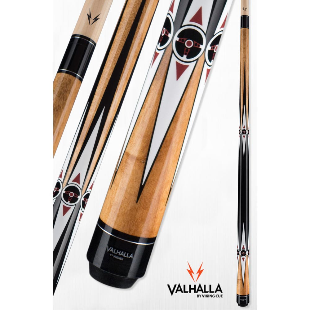 Viking Valhalla 100 Series No Wrap 2 Piece 58” Pool Cue Stick Billiard Cue Stick Bar or House Use for Men or Women 