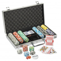 300 Ct Yin Yang 13.5 Gram Clay Poker Chip Set w/ Aluminum Case
