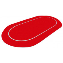 Sure Stick Rubber Foam Table Top - Red