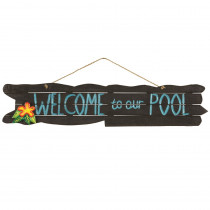 WELCOME TO OUR POOL - RGM-ODR718 | RAM Outdoor Décor | Outdoor Décor