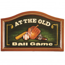 AT THE OLD BALL GAME PUB SIGN - RGM-R622 | RAM Game Room | Indoor Décor