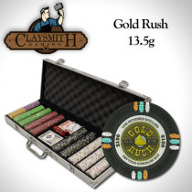 Gold Rush 500pc Poker Chip Set w/Aluminum Case