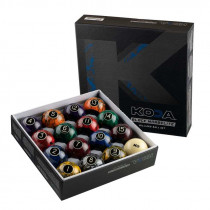 Koda KBBM Black Marbelized Billiard Ball Set