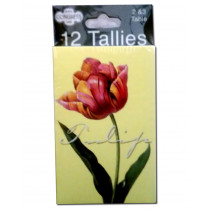 Congress Tulips Bridge Tally Cards