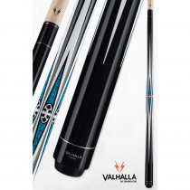 Valhalla VA491 Black and Turquoise Pool Cue Stick from Viking Cue
