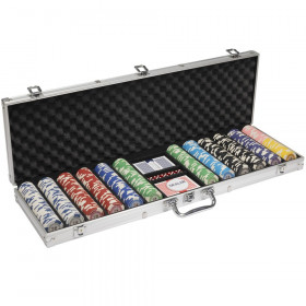 600 Aluminum Case Tournament Pro Poker Chip Set 11.5 gm