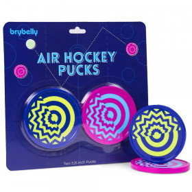 Two-Pack Vivid Air Hockey Pucks, 3.25''