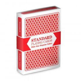 Red Deck Brybelly Playing Cards (Wide Size, Standard Index)