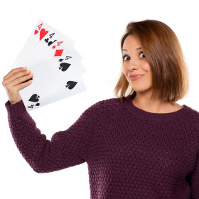 Jumbo Oversize Playing Cards 4.5x7""