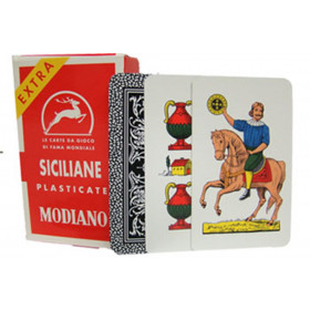 Deck of Siciliane N96 Italian Regional Playing Cards