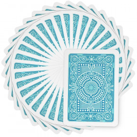 Modiano Texas Poker Jumbo - Light Blue