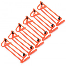 Agility Hurdles with Height Extenders, 6-pack